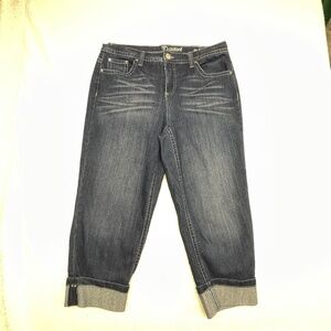 Women’s Size 14W Capri’s,blue denim